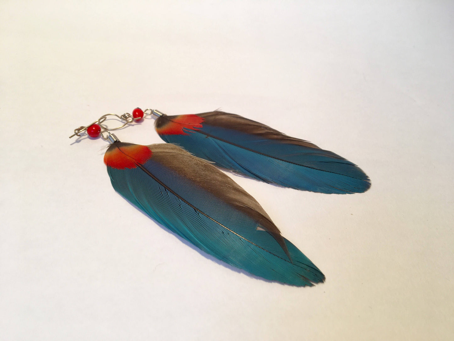 Feather earrings