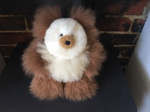 Alpaca fur Teddy bear, Cuddly Teddy Bear, Softest ever Teddy Bear, White Teddy bear, Alpaca fur Teddy Bear, Brown Teddy Bear