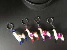 Load image into Gallery viewer, Llama Key ring, Llama key chain, Llama ornament, alpaca keyring