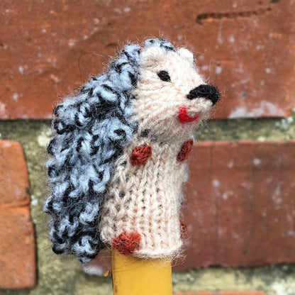 Hedgehog Keyring, Hedgehog Keychain, Hand Knitted Hedgehog, Woodland nursery decor
