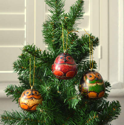 Owl Christmas Decoration, Owl Ornament