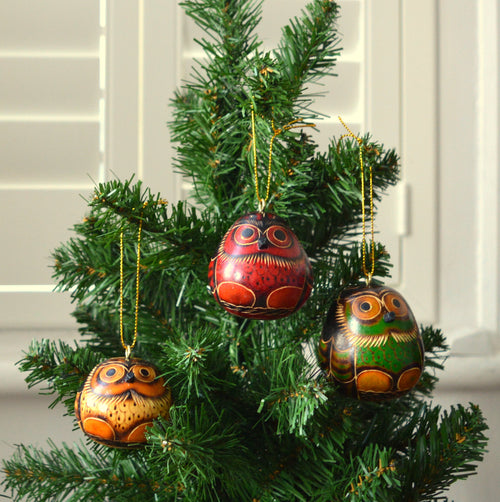 Owl Christmas Decoration, Owl Ornament