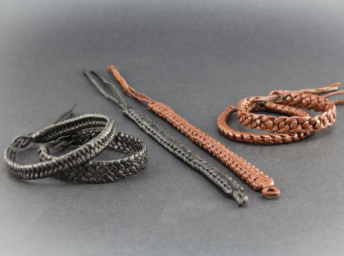 3 Leather Bracelets