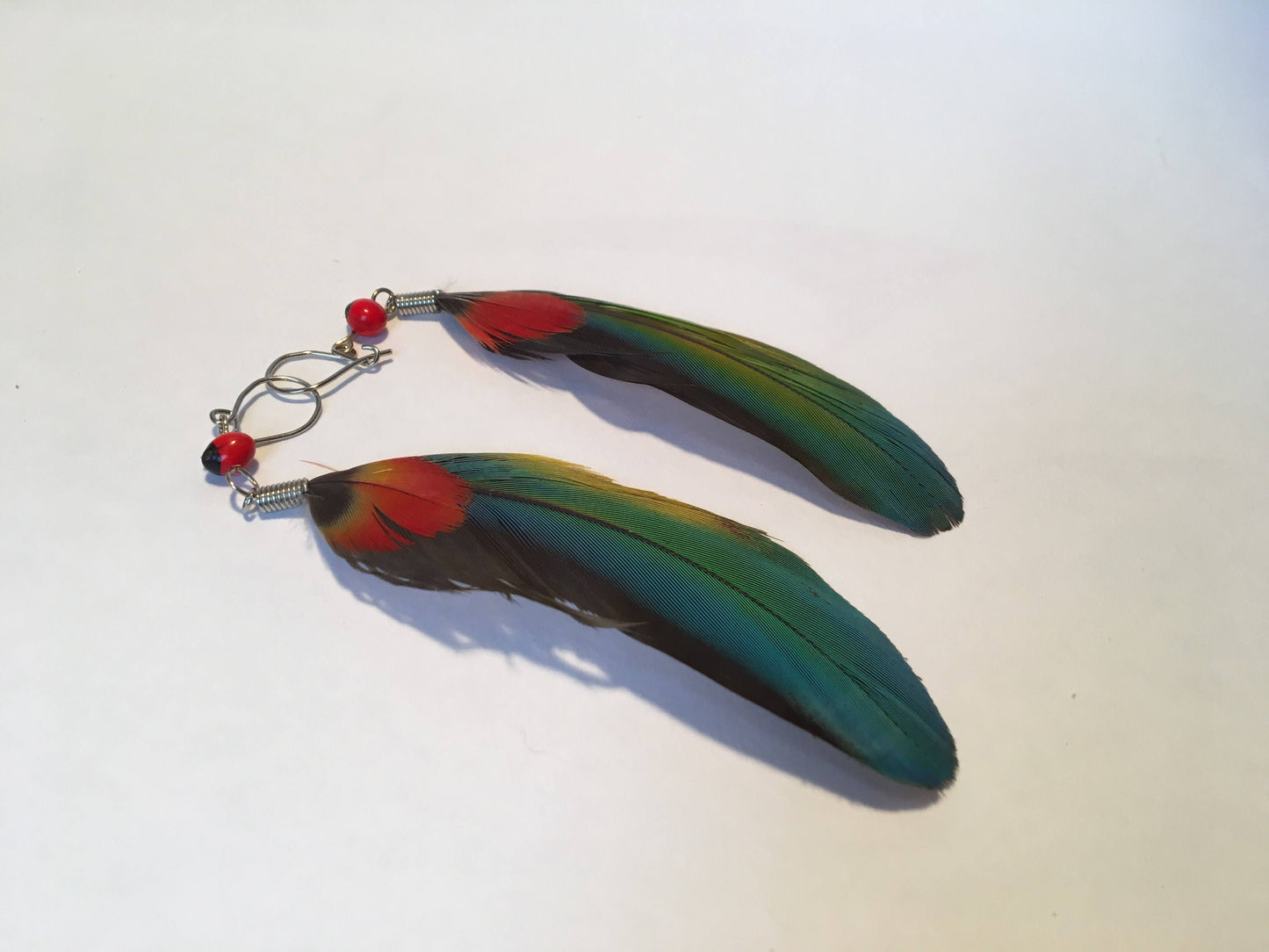 Feather earrings