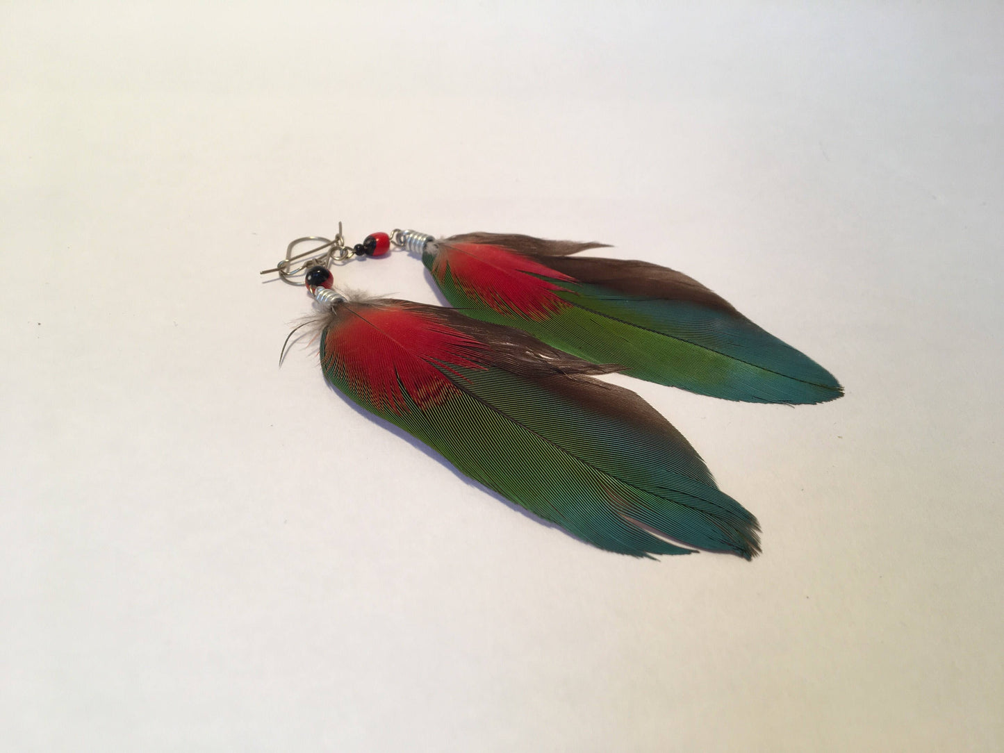 Feather earrings