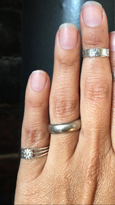 Flower Midi ring,, sterling silver midi ring, flower toe ring, boho midi ring, silver toe ring, adjustable midi and toe ring, pinki silver