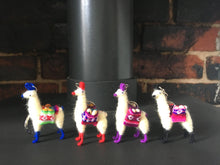 Load image into Gallery viewer, 3 Alpaca Key ring, Llama key chain, Llama ornament, Chiristmas stockings, Chiristmas stuffers, party fillers, Party favours