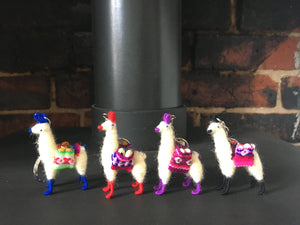 3 Alpaca Key ring, Llama key chain, Llama ornament, Chiristmas stockings, Chiristmas stuffers, party fillers, Party favours