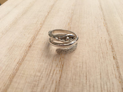 Snake sterling silver ring, Serpent Adjustable Ring, Animal ring, Gift for her,Tribal ring, Boho ring
