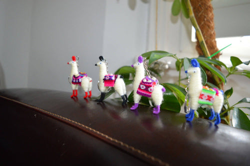 3 Alpaca Key ring, Llama key chain, Llama ornament, Chiristmas stockings, Chiristmas stuffers, party fillers, Party favours