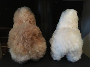 Alpaca cuddle Ornament, Alpaca ornament perfect for birthday or Christmas present made of alpaca wool fur