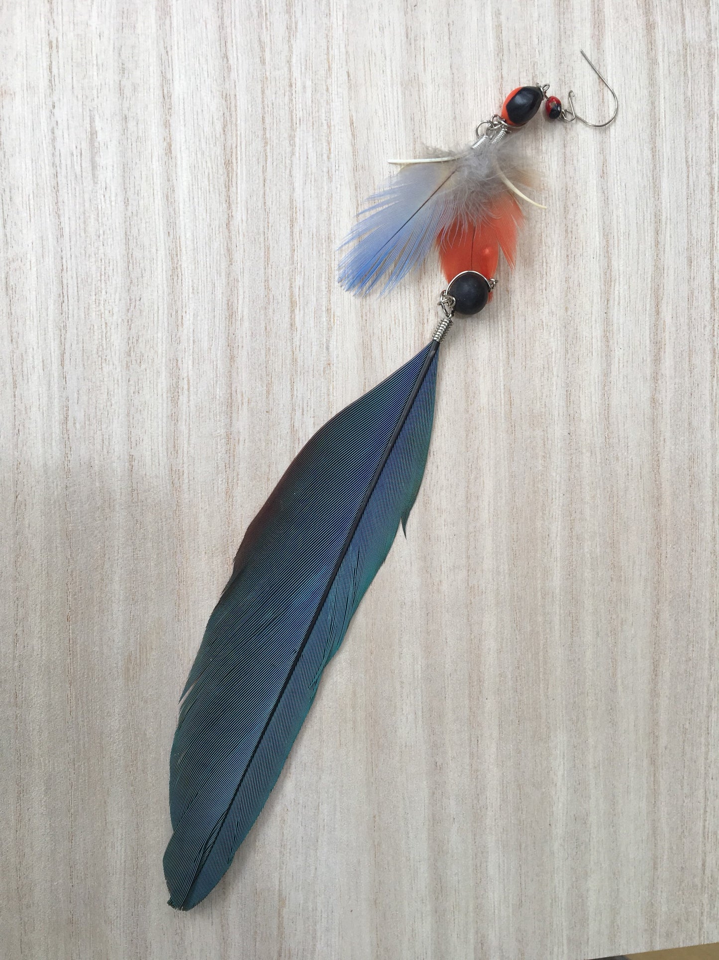 Feather earring