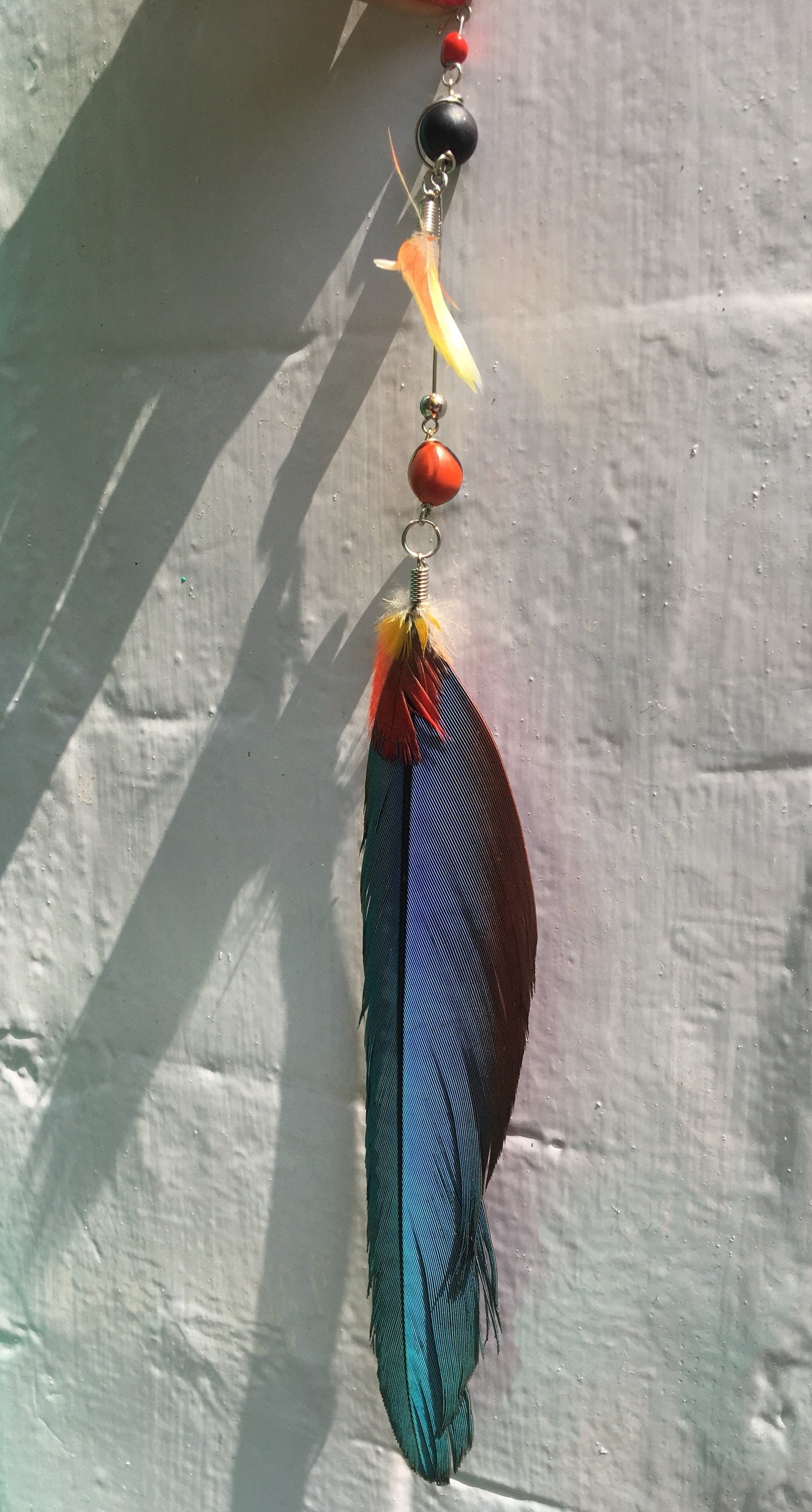 Feather earring