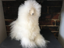 Load image into Gallery viewer, Llama toy Ornament, Llama figure ornament perfect for birthday or Christmas present made of alpaca wool fur