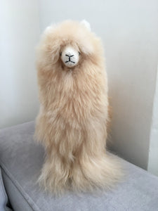 Llama toy Ornament, Llama figure ornament perfect for birthday or Christmas present made of alpaca wool fur