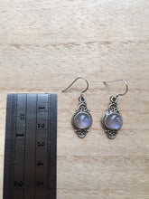 Load image into Gallery viewer, Boho Moonstone silver earrings