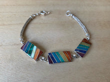 Load image into Gallery viewer, Pride silver bracelet