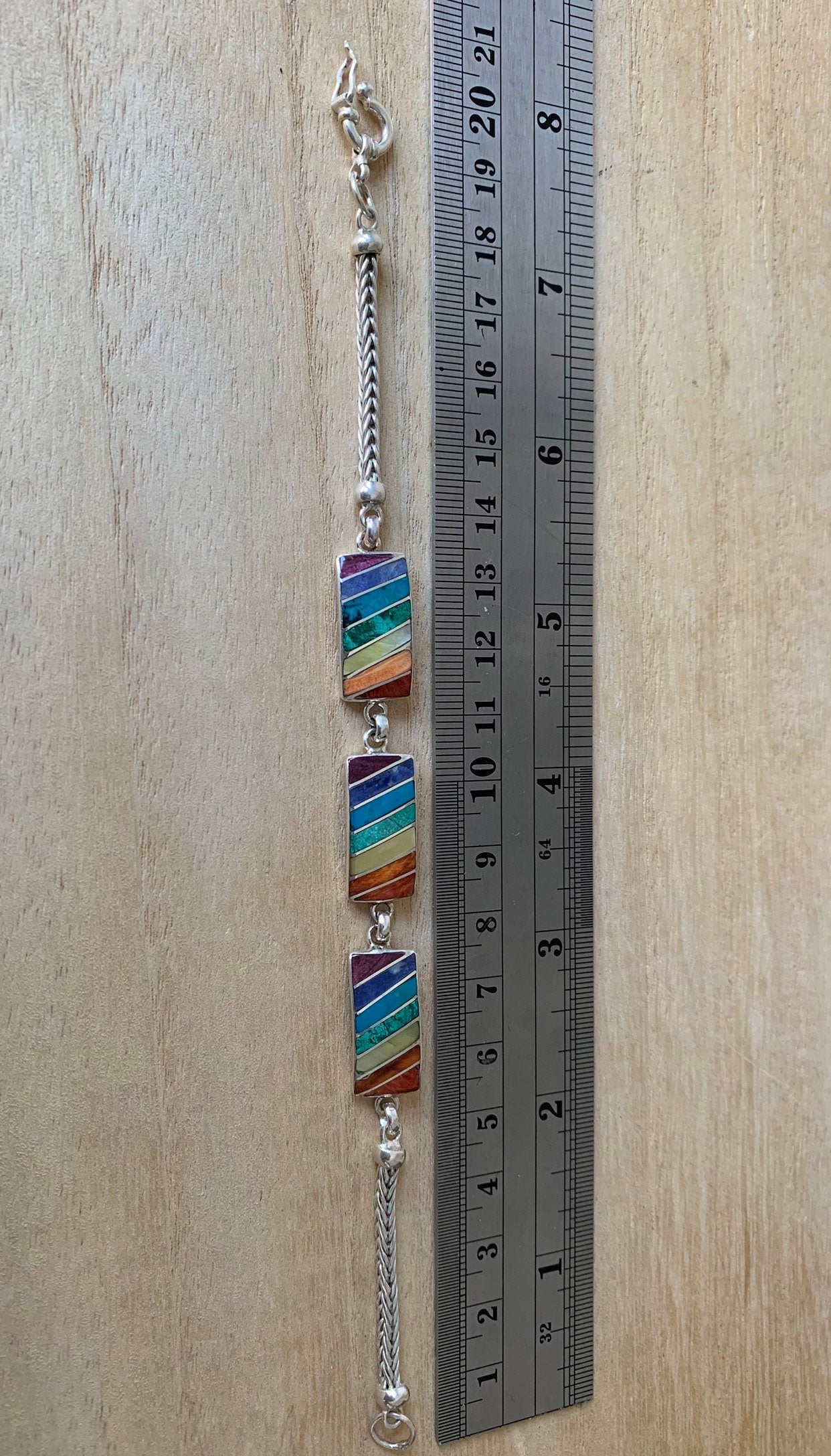 Pride silver bracelet