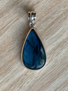 Labradorite silver pendant, Teardrop Labradorite pendant, labradorite Jewellery Perfect gift for her, St Valentine gift